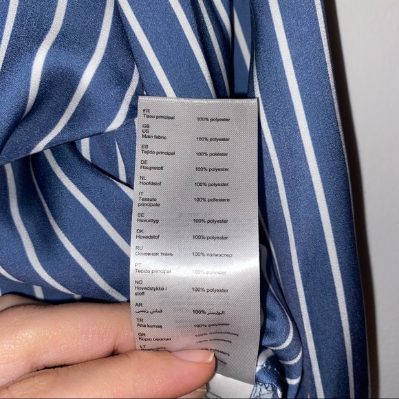 Maje Striped Wrap-Front Shirt - Picture 7 of 11